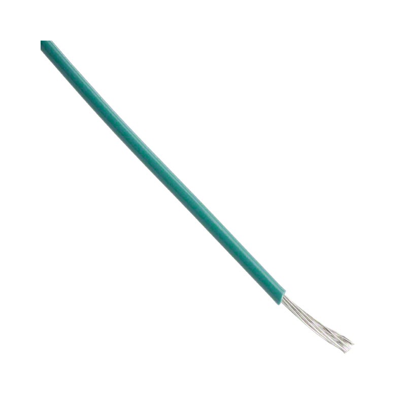 1 pcs : 55A0111-22-5 - HOOK-UP STRND22AWG600VGREEN FEET