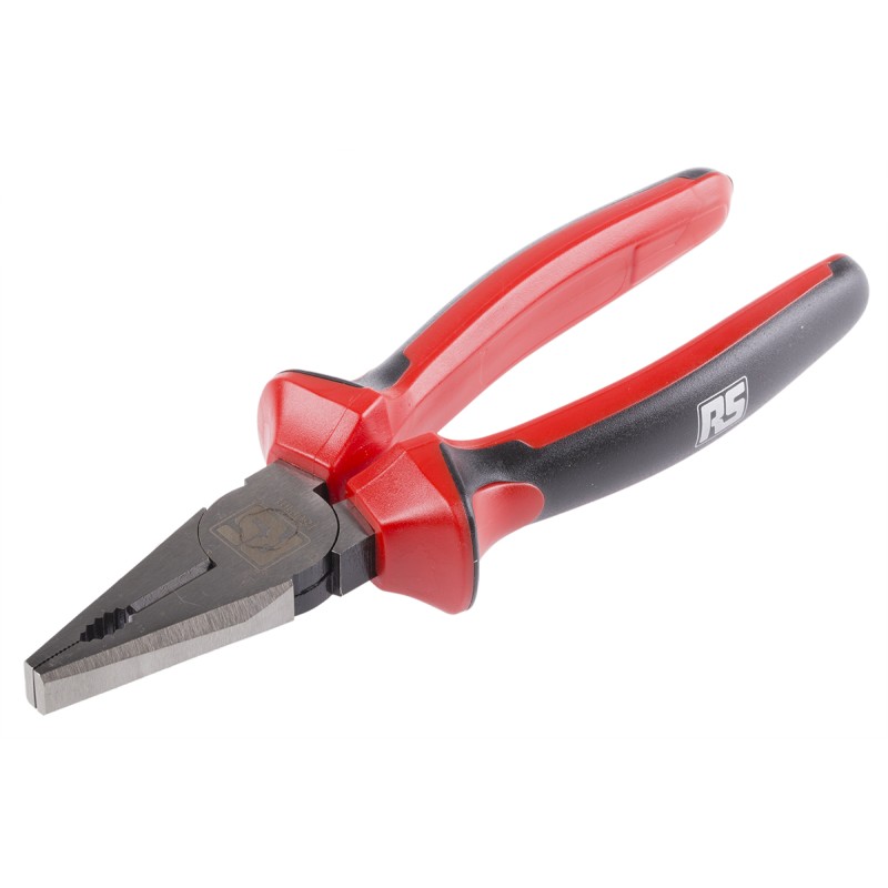 1 pcs - RS PRO Combination Pliers, 180 mm Overall, Straight Tip