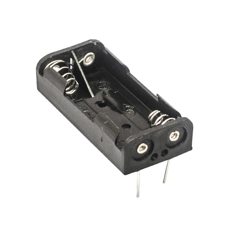 1 pcs : BC2AAAPC - Battery Holder (Open) AAA 2 Cell PC Pin