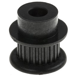 1 pcs - RS PRO Timing Belt Pulley, Glass Filled PC 6mm Belt Width x 2mm Pitch, 22 Tooth