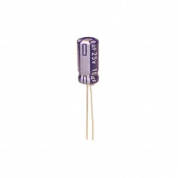 1 pcs : ECA-1EM100 - CAP ALUM 10UF 20% 25V RADIAL