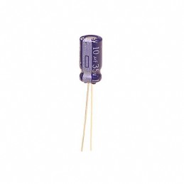 1 pcs : ECA-1VM100 - CAP ALUM 10UF 20% 35V RADIAL