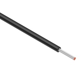 1 pcs : 30-01763 - HOOK-UP STRND 24AWG BLACK 3.28'