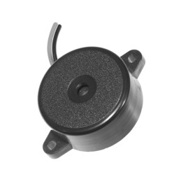 1 pcs : IP233512-2 - Buzzers Indicator, Internally Driven Piezo 12 V 10mA 3.5kHz 95dB @ 12V, 10cm Panel Mount, Flange Wire Leads