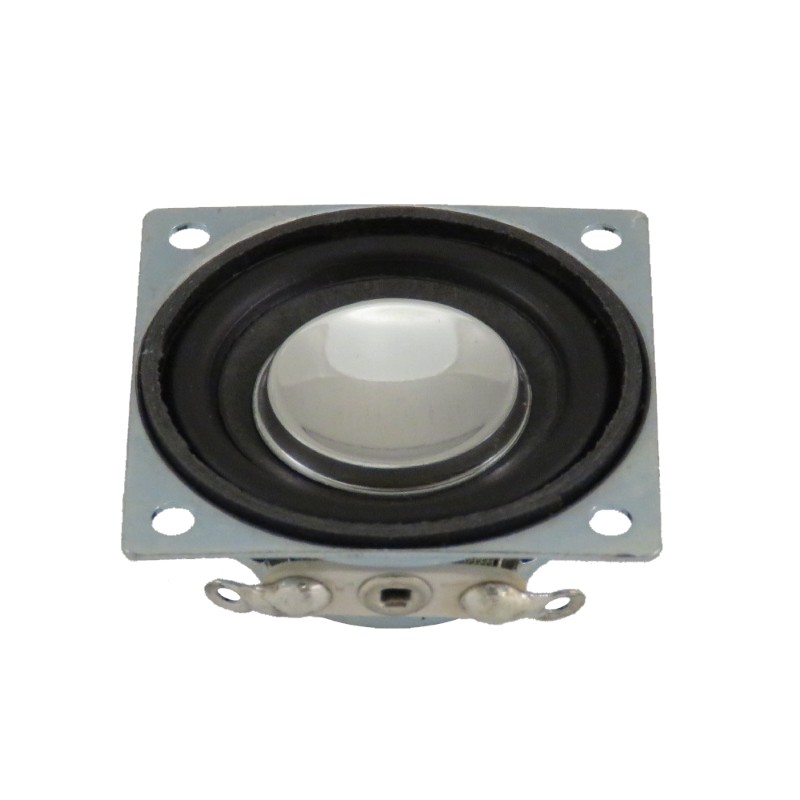 1 pcs : SP280304-2 - 4 Ohms General Purpose Speaker 2 W 380 Hz ~ 20 kHz Top Round, Square Frame
