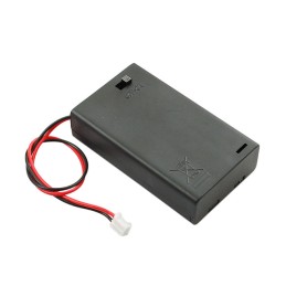 1 pcs : 727 - Battery Holder (Covered) AAA 3 Cell Wire Leads with Connector