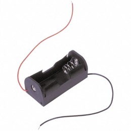 1 pcs : BHCW - Battery Holder (Open) C 1 Cell Wire Leads - 6' (152.4mm)