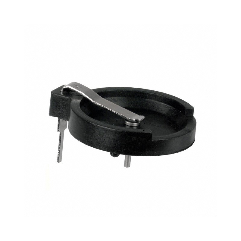 1 pcs : 502 - Battery Holder (Open) Coin, 16.0mm 1 Cell PC Pin