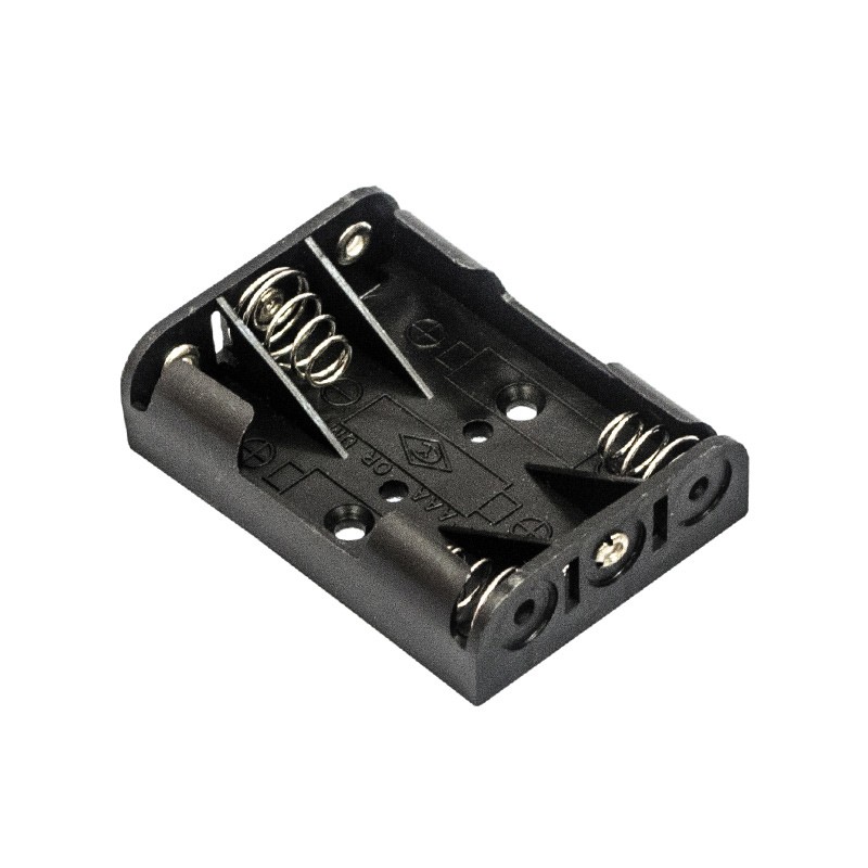 1 pcs : BC3AAAL - Battery Holder (Open) AAA 3 Cell Solder Lug