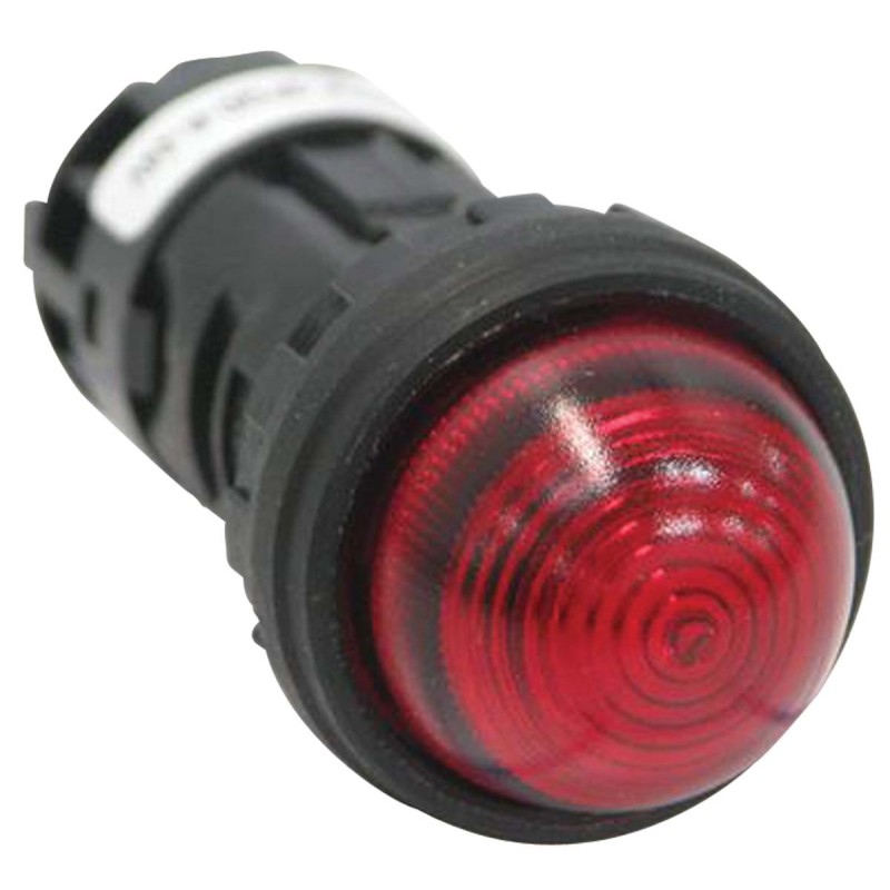 1 pcs - Idec Red Panel Mount Indicator, 24.1 x 22.3mm Mounting Hole Size, Screw Terminal Termination