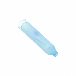 1 pcs : 3-1194882-6 - HEATSHRINK CAP BLUE/TRANSPARENT