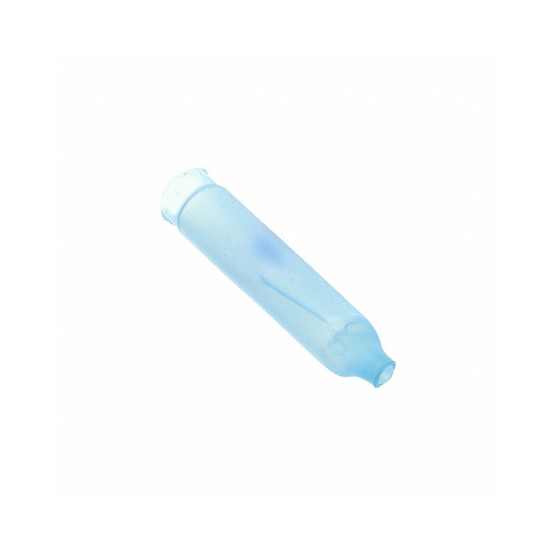 1 pcs : 3-1194882-6 - HEATSHRINK CAP BLUE/TRANSPARENT