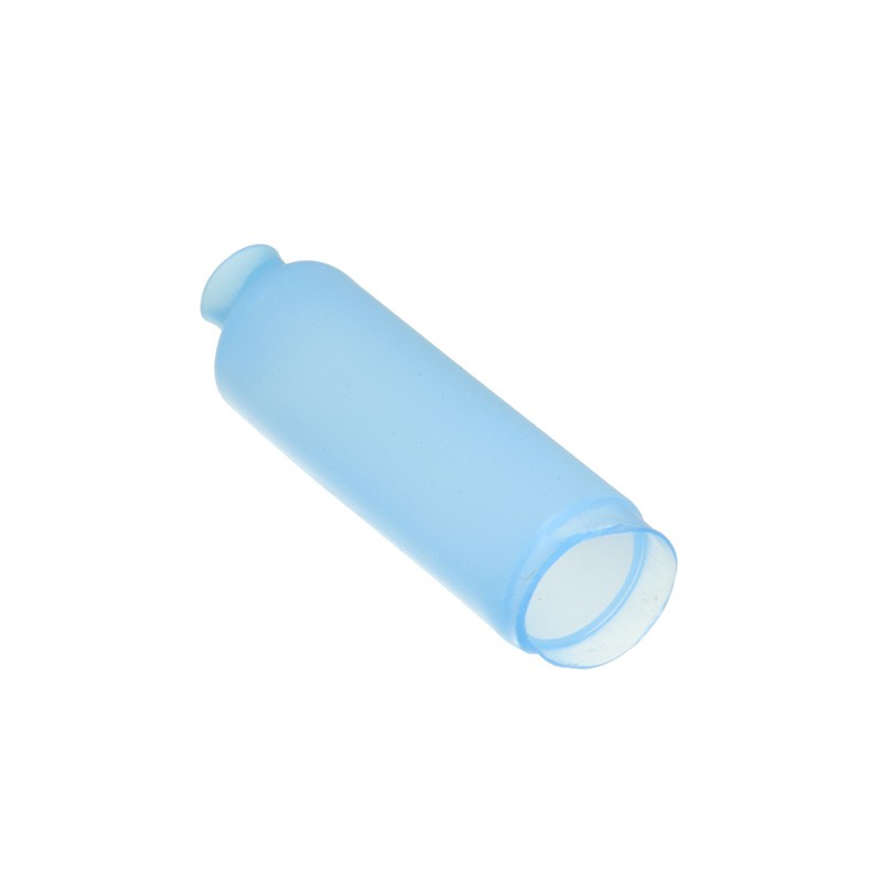 1 pcs : 2-1195164-3 - HEATSHRINK CAP BLUE/TRANSPARENT