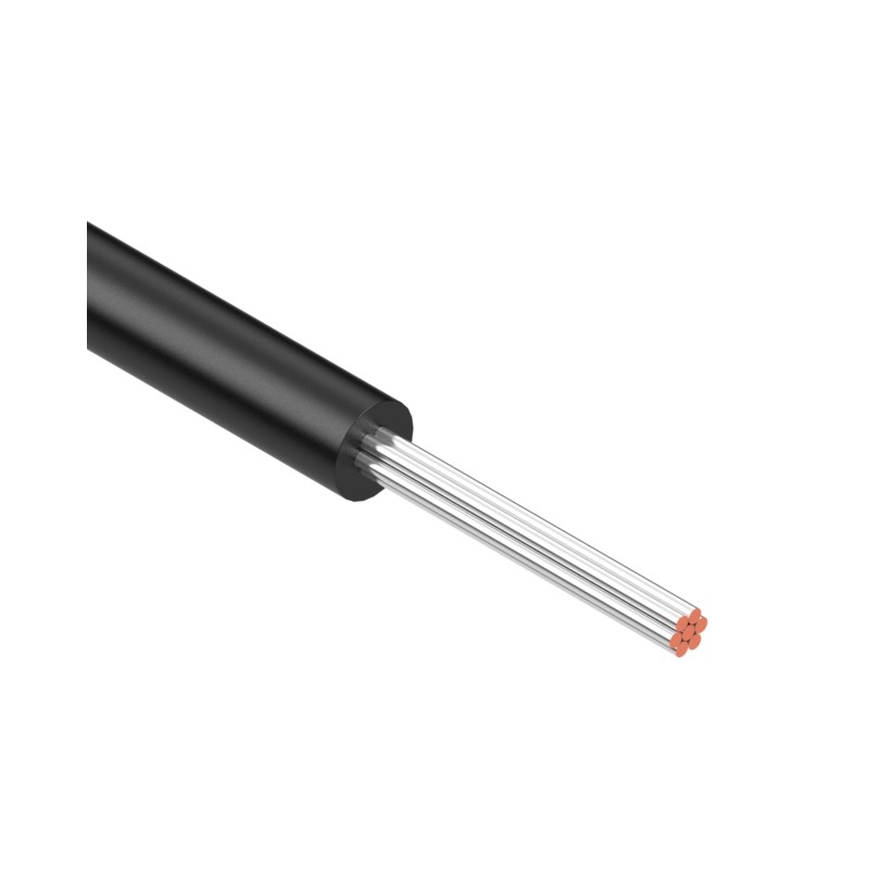 1 pcs : 30-02572 - HOOK-UP STRND 24AWG BLACK 3.28'