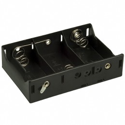 1 pcs : BH3DL - Battery Holder (Open) D 3 Cell Solder Lug