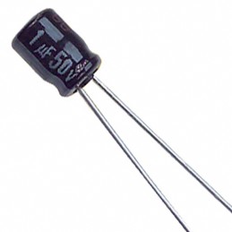 1 pcs : ECE-A1EKS4R7I - CAP ALUM 4.7UF 20% 25V RADIAL