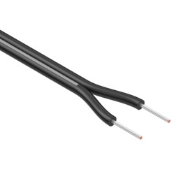 1 pcs : 30-00805 - CABLE 2COND 26AWG BLACK 1M