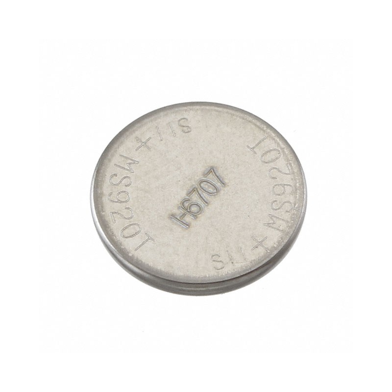 1 pcs : MS920T - Coin, 9.5mm 3 V Lithium Battery Rechargeable (Secondary) 6.5mAh