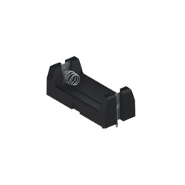 1 pcs : 1129 - Battery Holder (Open) CR123A 1 Cell PC Pin