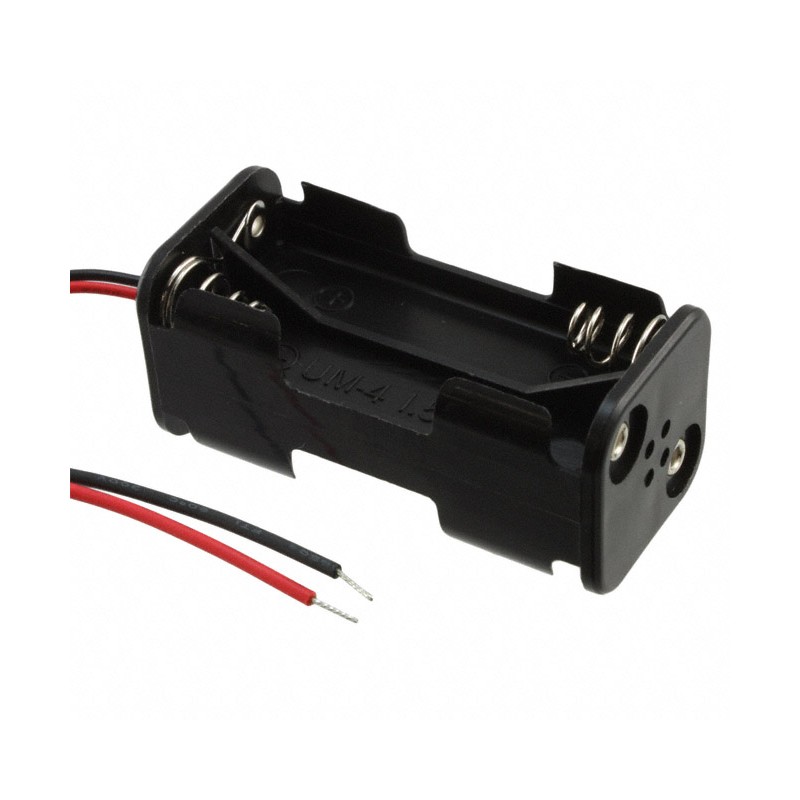1 pcs : HH-3631 - Battery Holder (Open) AAA 4 Cell Wire Leads - 6' (152.4mm)