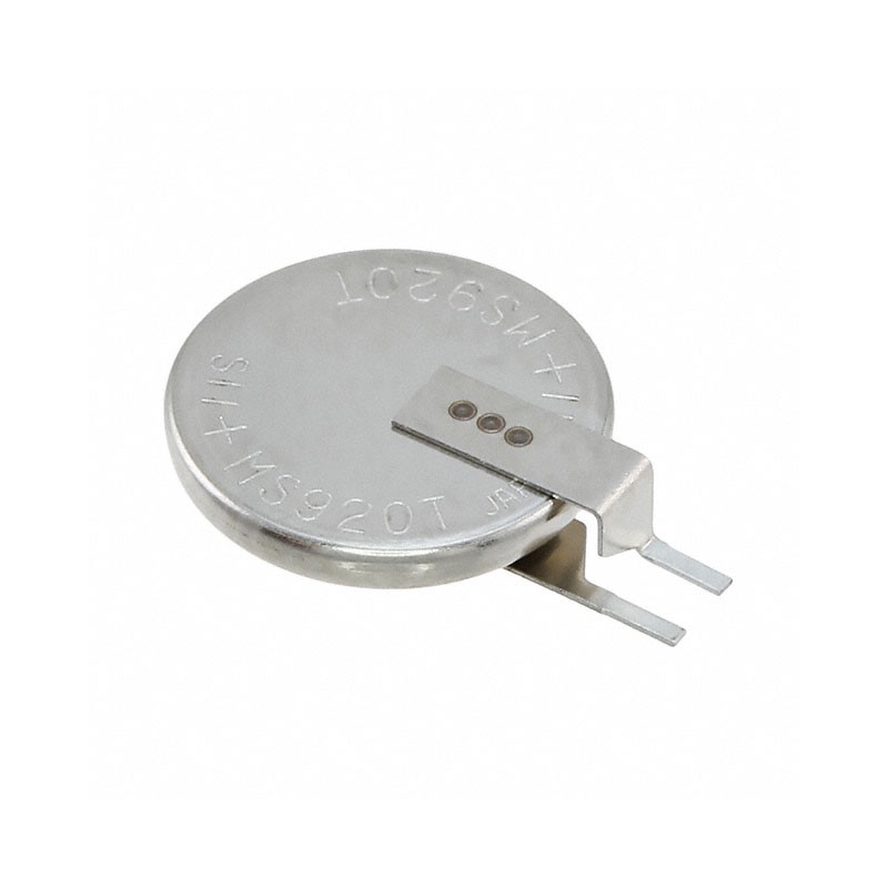 1 pcs : MS920T-FL27E - Coin, 9.5mm 3 V Lithium Battery Rechargeable (Secondary) 6.5mAh