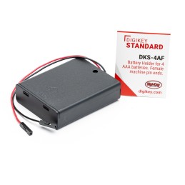 1 pcs : DKS-4AF - Battery Contact Spring (Coil) AAA 4 Cell Wire Leads