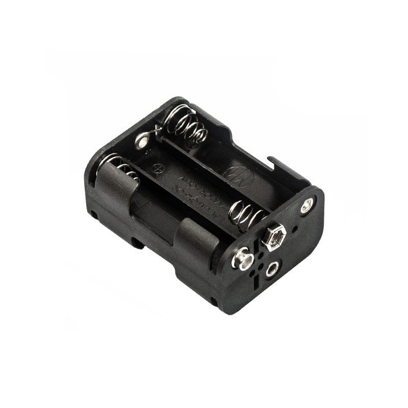 1 pcs : BH26AASF-AS - Battery Holder (Open) AA 6 Cell 9 Volt Snap Fasteners