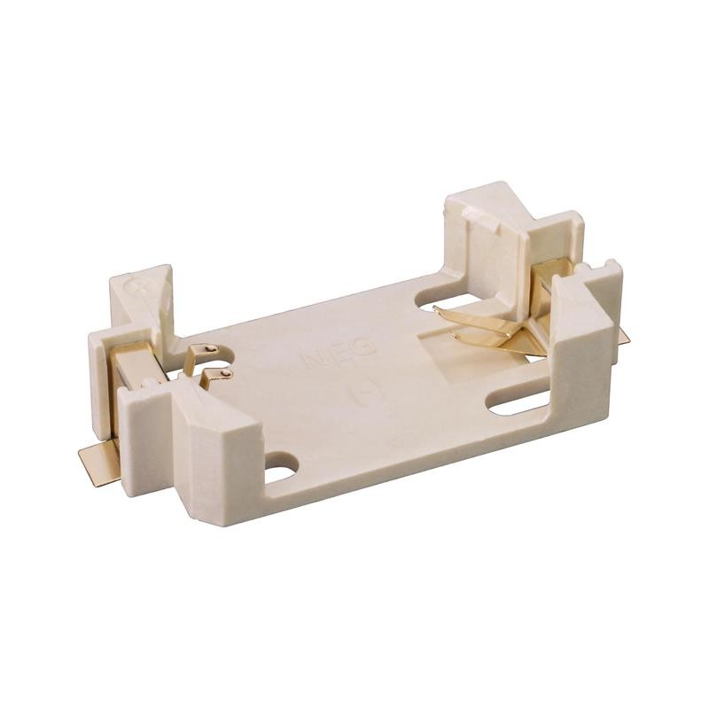 1 pcs : BAT-HLD-008-SMT-TR - Battery Holder (Open) Coin, 24.5mm 1 Cell SMD (SMT) Tab