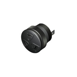 1 pcs : TXO-86-515-Q - Buzzers Indicator, Internally Driven Piezo 10 ~ 50mA 2.9kHz 103dB @ 15V, 61cm Panel Mount Quick Connect T