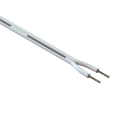 1 pcs : 30-00405 - CABLE 2COND 24AWG WHITE 1M