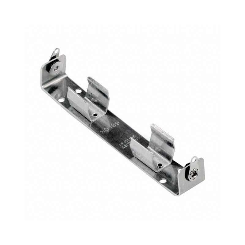 1 pcs : 189 - Battery Holder (Open) AA 2 Cell Solder Lug
