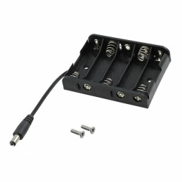 1 pcs : 3456 - Battery Holder (Open) AA 5 Cell Wire Leads - 5' (127.00mm)
