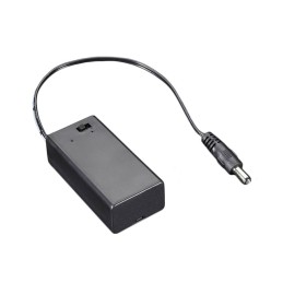 1 pcs : 67 - Battery Holder (Covered) 9V 1 Cell Wire Leads with Connector