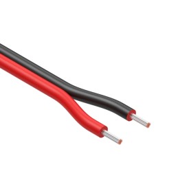1 pcs : 30-03167 - CBL 2COND 24AWG BLACK/RED METER