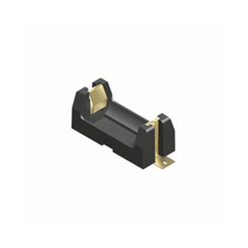 1 pcs : 1018TR - Battery Holder (Open) 2/3A 1 Cell SMD (SMT) Tab