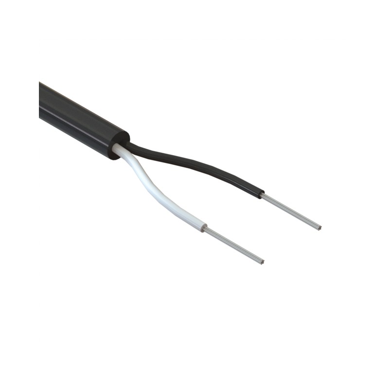 1 pcs : 30-00359 - CABLE 2COND 24AWG BLACK 1M