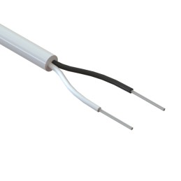 1 pcs : 30-00360 - CABLE 2COND 24AWG WHITE 1M