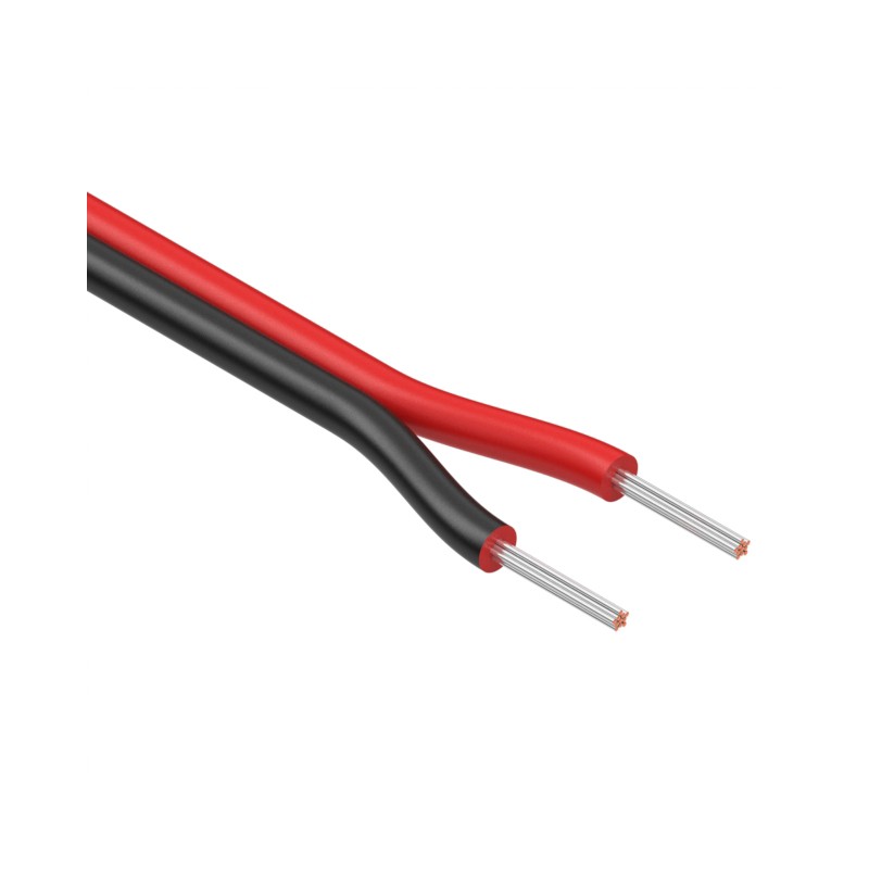 1 pcs : 30-00804 - CABLE 2COND 24AWG BLK/RED 1M