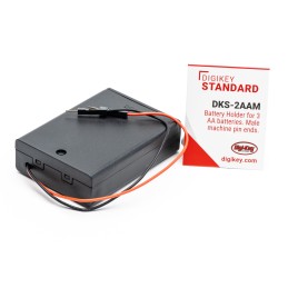 1 pcs : DKS-2AAM - Battery Contact Spring (Coil) AA 3 Cell Wire Leads