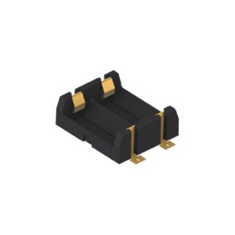 1 pcs : 1100 - Battery Holder (Open) 2/3A 2 Cell SMD (SMT) Tab