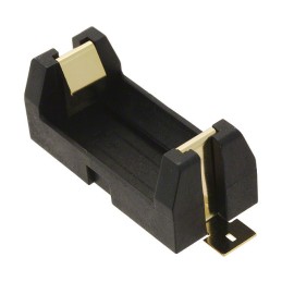 1 pcs : 1016 - Battery Holder (Open) 1/2AA 1 Cell SMD (SMT) Tab