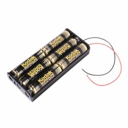 1 pcs : BH36AAW - Battery Holder (Open) AA 6 Cell Wire Leads - 6' (152.4mm)
