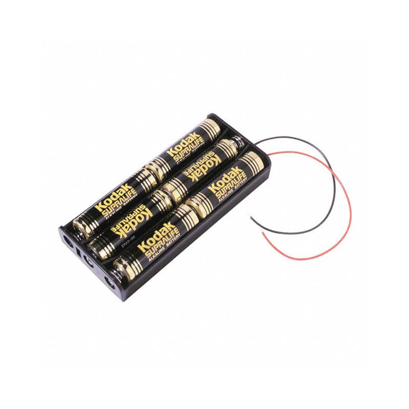 1 pcs : BH36AAW - Battery Holder (Open) AA 6 Cell Wire Leads - 6' (152.4mm)