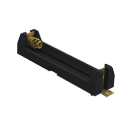 1 pcs : 1076 - Battery Holder (Open) AAA Cell SMD (SMT) Tab