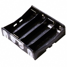 1 pcs : BA4AAPC - Battery Holder (Open) AA 4 Cell PC Pin