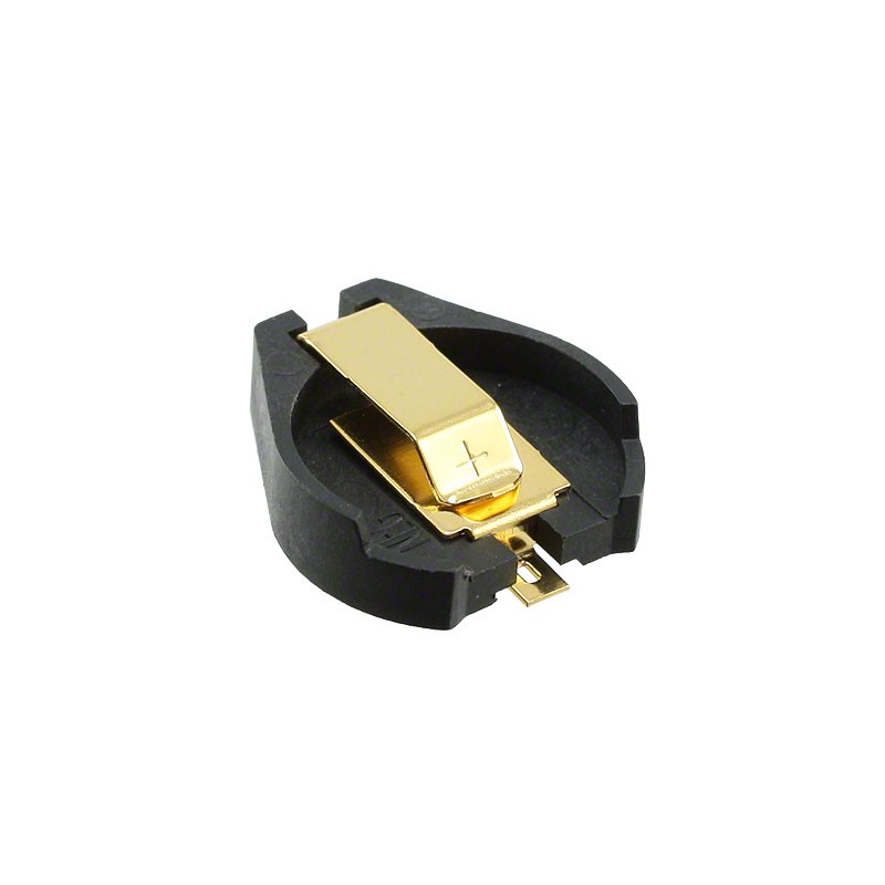 1 pcs : 1081TR - Battery Holder (Open) Coin, 20.0mm 1, 2 Cell SMD (SMT) Tab