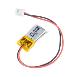 1 pcs : PRT-13852 - 3.7 V Lithium-Ion Battery Rechargeable (Secondary) 40mAh
