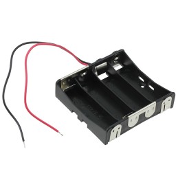 1 pcs : BA4AAW - Battery Holder (Open) AA 4 Cell Wire Leads - 6' (152.4mm)