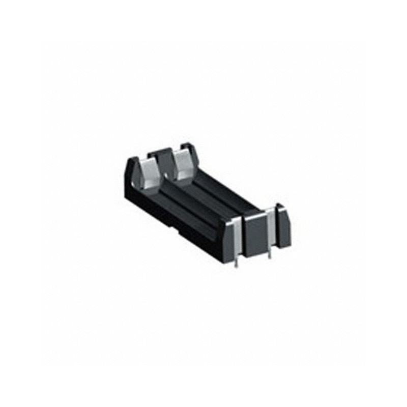 1 pcs : 1013 - Battery Holder (Open) AA 2 Cell PC Pin