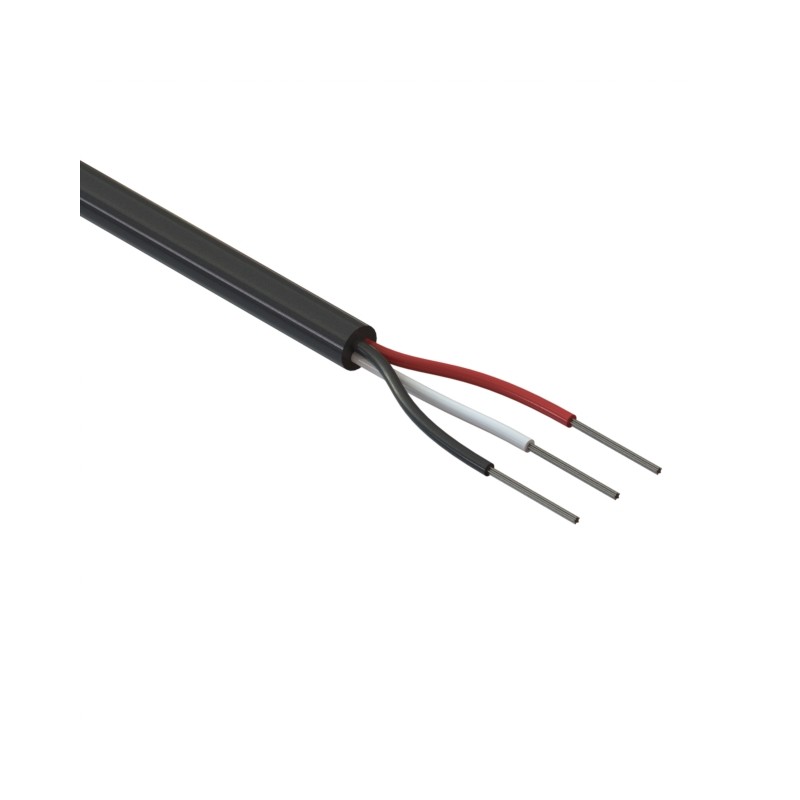 1 pcs : 30-00374 - CABLE 3COND 24AWG BLACK 1M